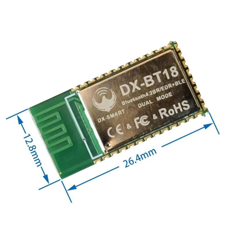 DX-BT18 SPP2.0 Модуль Bluetooth Последовательная передача Поддержка BLE4.0 Совместимость с HC-05