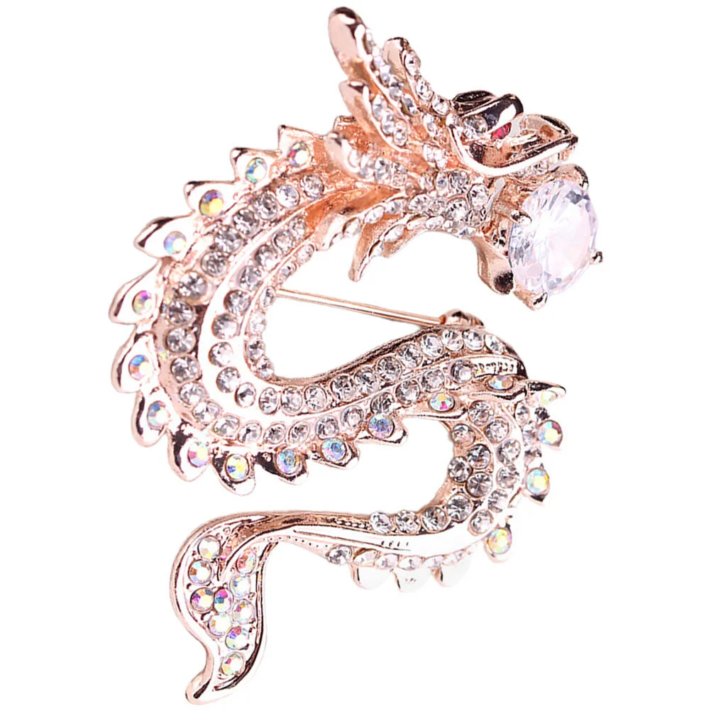 

Accessories Dragon Brooch Pins Women Chinese Brooches Remembrance Gifts Zodiac Mens Anniversary Her
