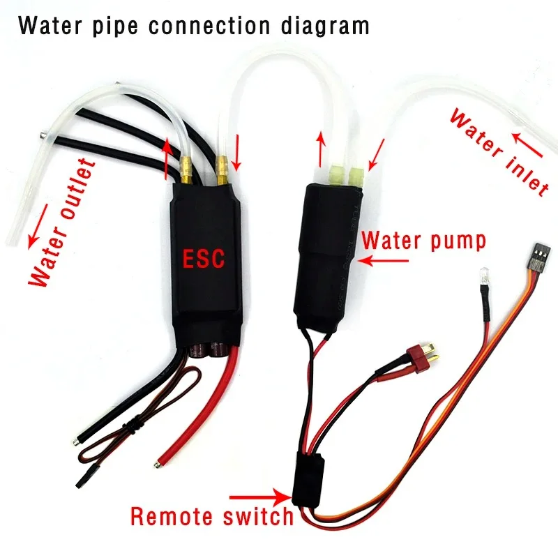 Фото Двунаправленный регулируемый бесщеточный ESC ZMR 12A 20A 30A 40A 60A 80A 100A + программируемая карта для радиоуправляемых моделей автомобилей и пневматических подводных движителей №1