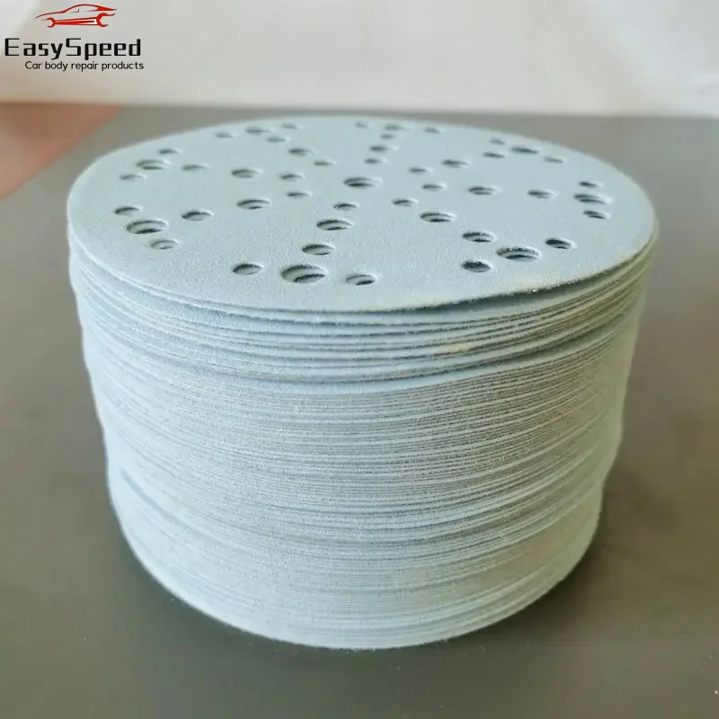 Наждачная бумага с гранатом 6 дюймов круглая 150 мм 17/48 отверстий флокировка