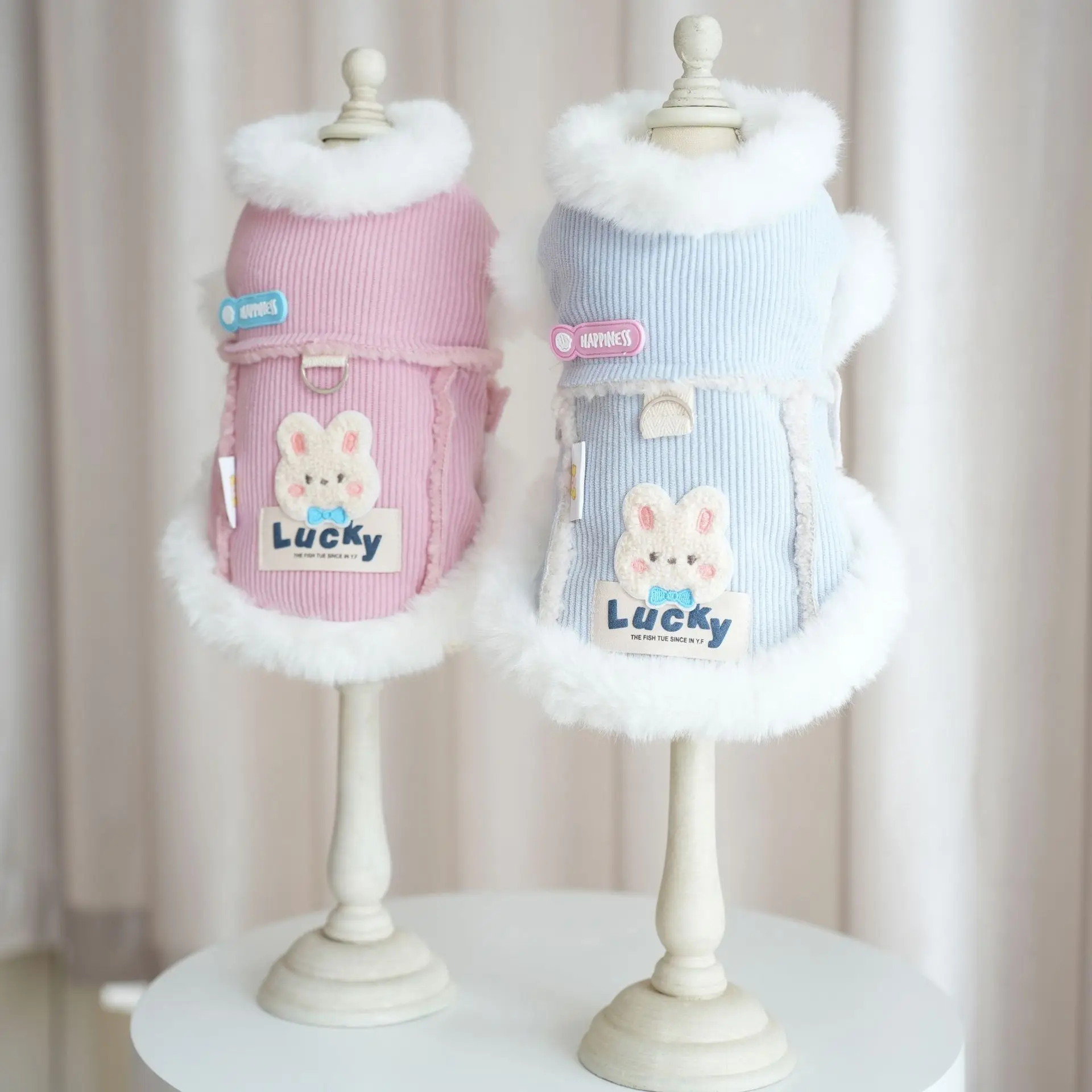 Пальто с милыми собаками и кошками вельветовый цельный плащ более плотное теплое