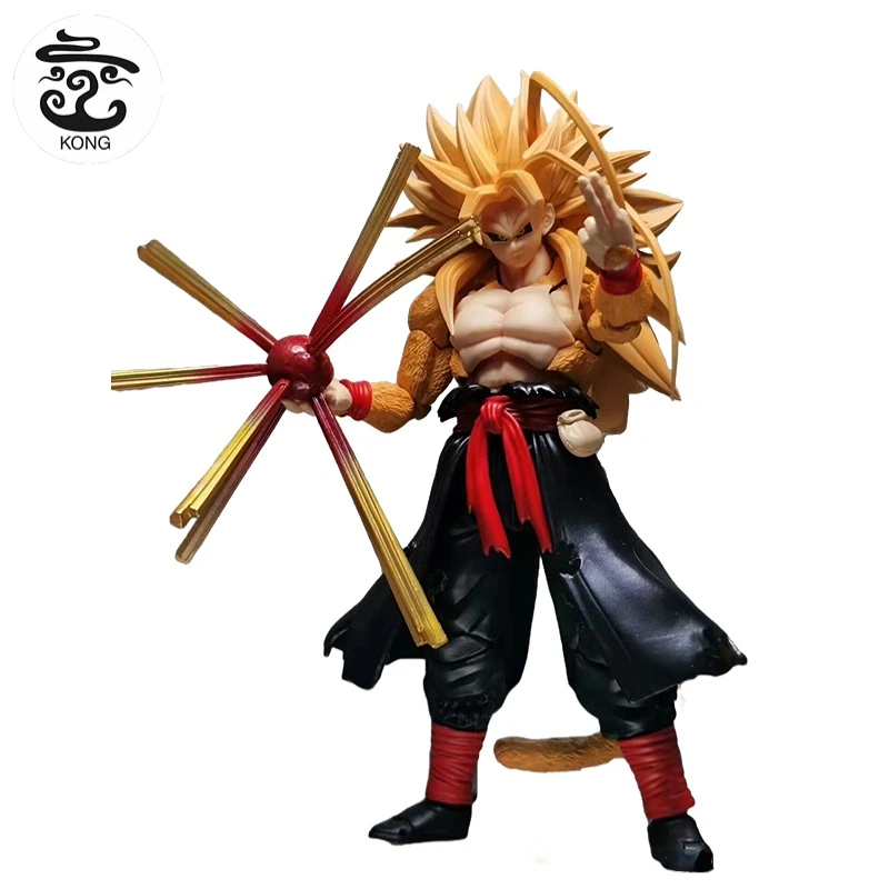 

Preorder Kong Studio Dragon Ball SHF Golden Evil 6 Inch Super 5 SSJ5 Kong20 Anime Action Figures Toy Gift Model Collection Hobby