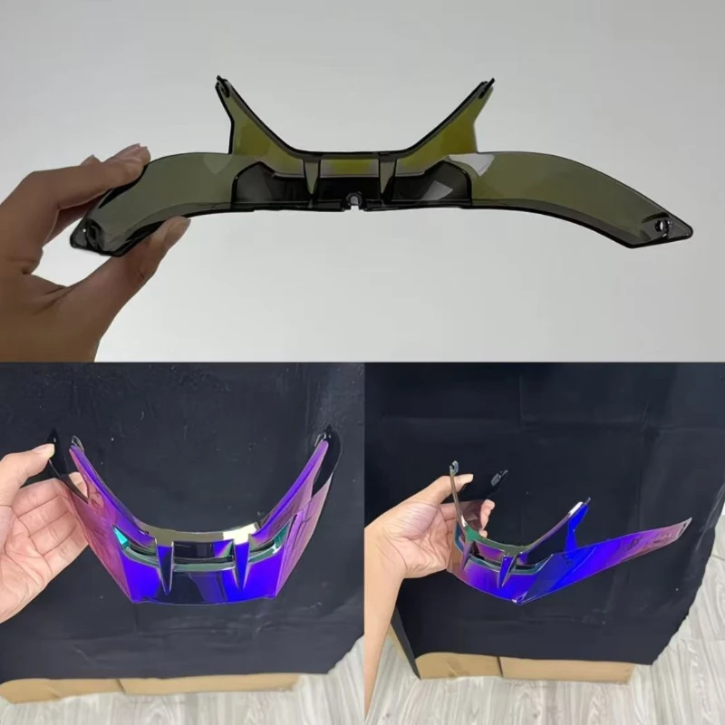 Фото Подходит для шлема MOTORAX R50S/R50S Pro, аксессуары для мотоциклов, сменная линза, прочный материал, ветрозащита №4