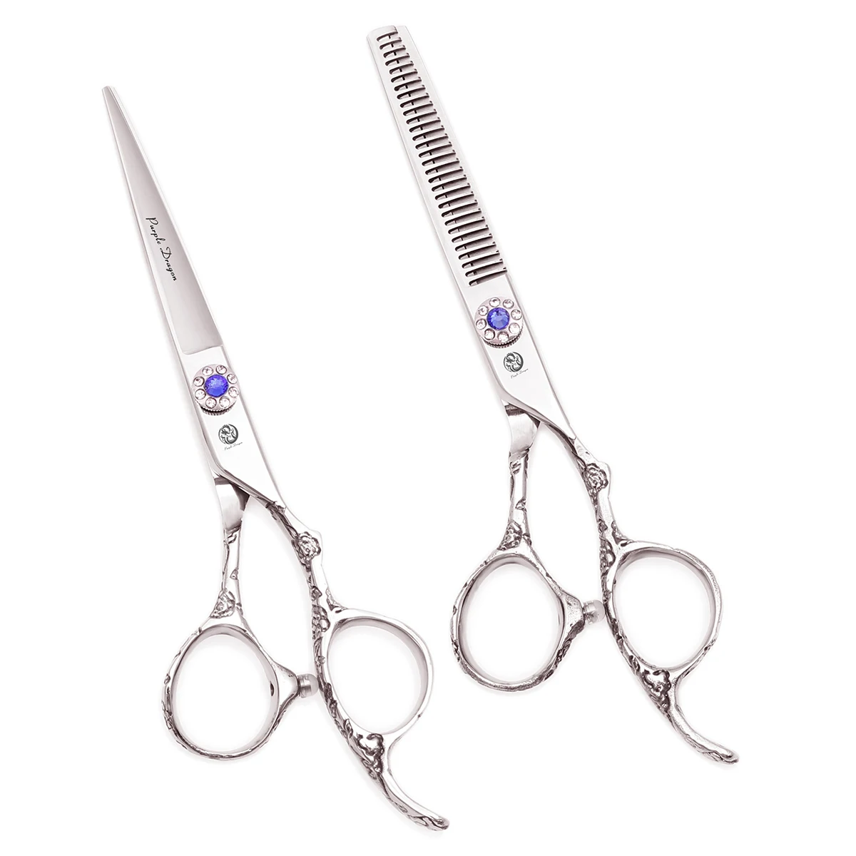 

Purple Dragon Hair Cutting Scissors Professional 5.5" 6" JP 440C Barber Thinning Shears Hairdressing Scissors Plum Handle 9002#