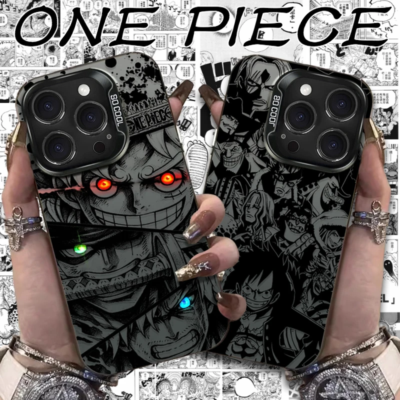 Фото Крутой чехол для телефона с персонажами One Piece (Луффи, Зоро, Санджи) для Samsung Galaxy S26 S25 S24 S23 S22 S21 S20 Note20 FE Ultra Edge Plus 4G 5G №1