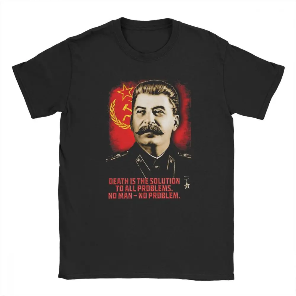 

Men USSR Communist Tshirt Allied Nations Joseph Stalin T-Shirt Russia Cotton Men's Tee Shirt Short Sleeve T Shirt Best Gift Tops