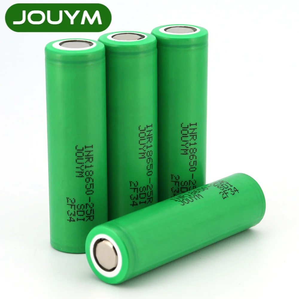

18650 Battery INR18650 25R 2500mAh 3.7V Rechargeable Li-ion Batteries High Current Discharge Power Lithium Cells