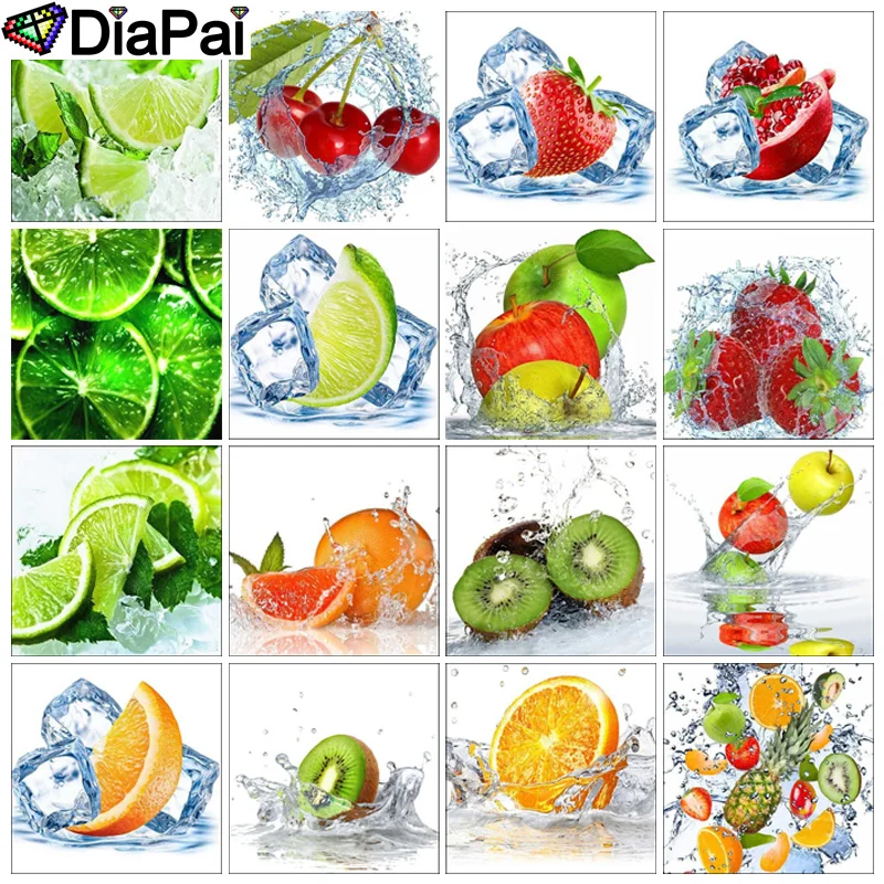 DIAPAI Diy Full Square Round Drill 5D Diamond Painting Cross Stitch Diamond Embroidery 