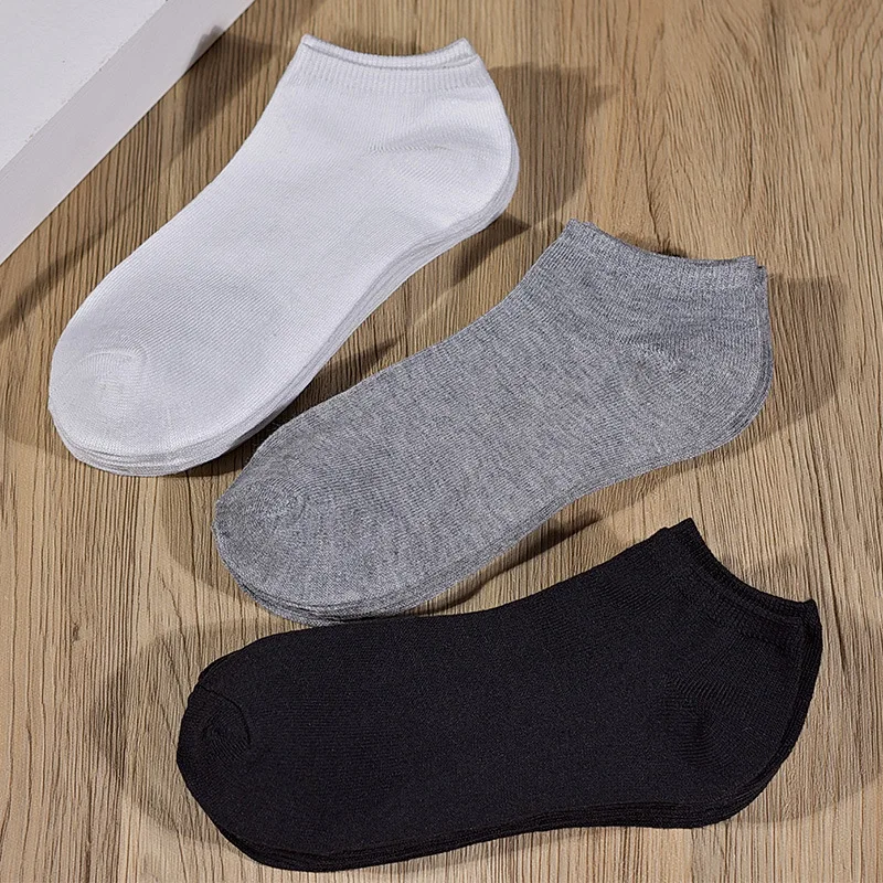 Medium Tube Socks, Thin Socks, Men's Solid Color Breathable Summer And Autumn Casual Sports Socks, Polyester Cotton Business Soc