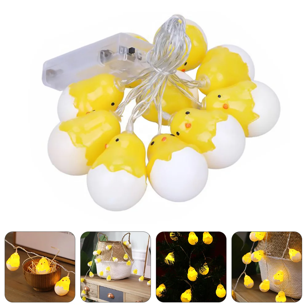 

Easter Chick Egg String Light Themed Party Holidays Festival String Light