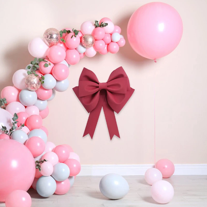 1 шт. большой красный бант Eva свадебное украшение для автомобиля занавеска