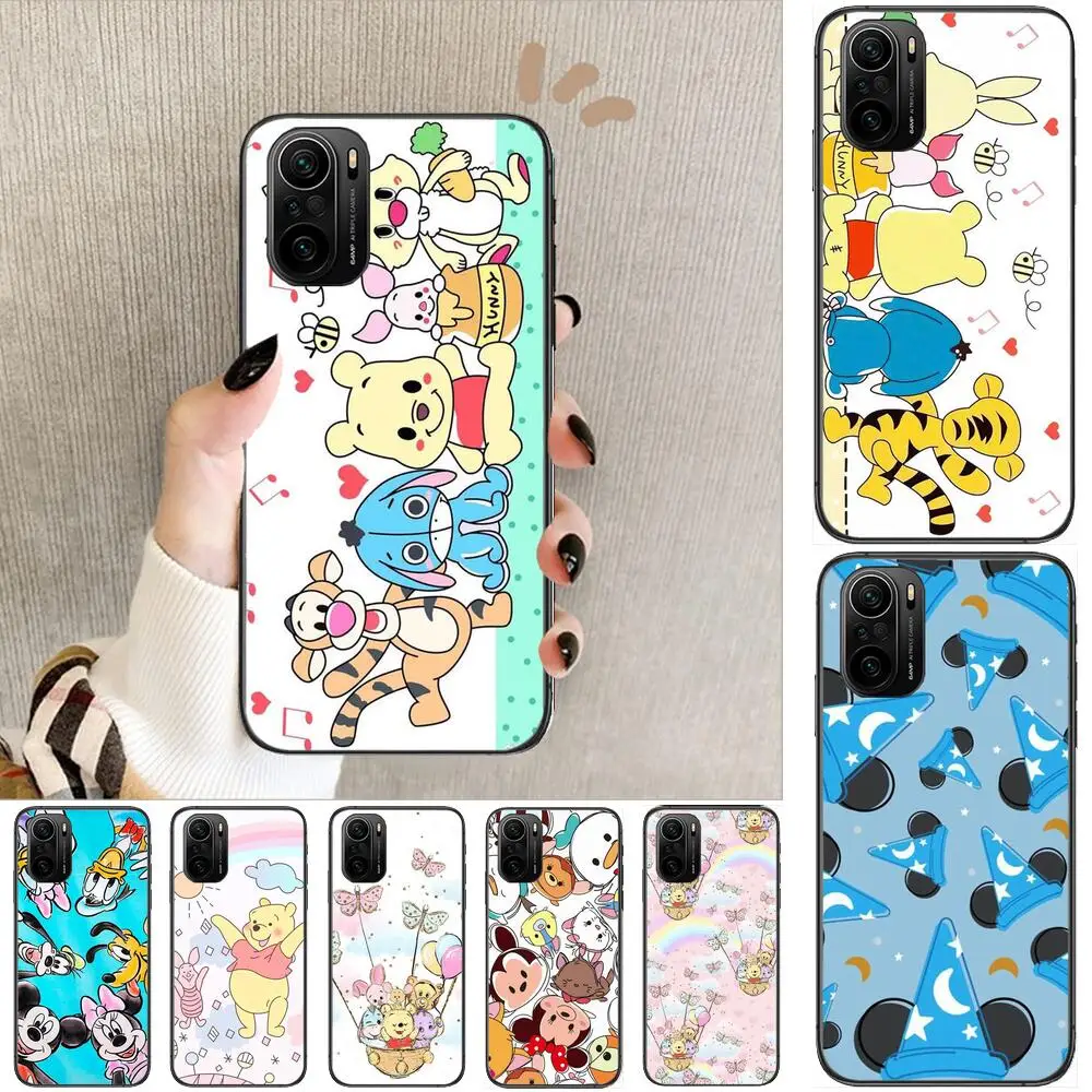 

disney winnie the pooh Phone Case For xiaomi redmi POCO F1 F2 F3 X3 Pro M3 9C 10T Lite NFC Black Cover Silicone Back Prett mi 10