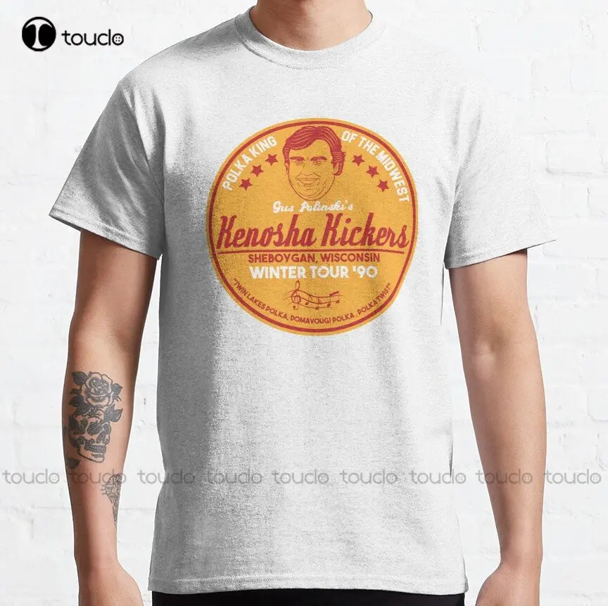

Kenosha Kickers Gus Polinski Kenosha Kickers Polka King Of The Midwest Home Alone Christmas Movies Classic T-Shirt Xs-5Xl