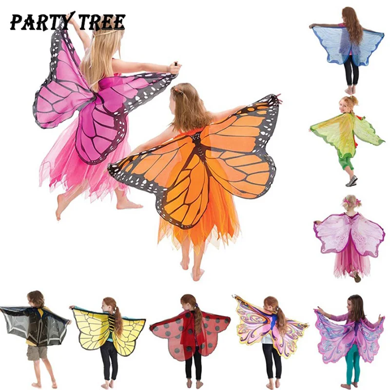 

Halloween Cloak Children's Butterfly Fairy Angel Wings International Children's Day Christmas Stage Performance Clothing