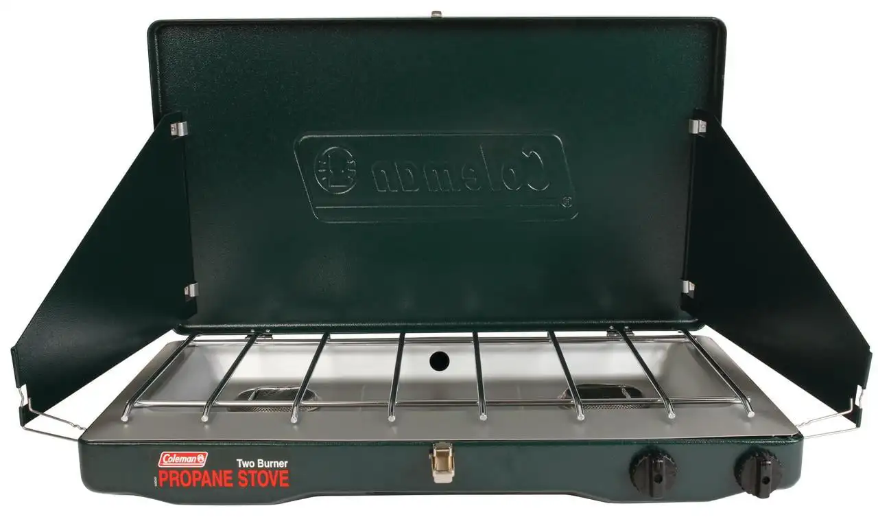 

Propane Gas Camping Stove, 2-Burner