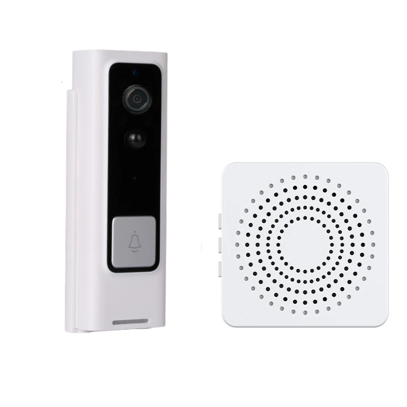 

WiFi Monitor Doorbel Smart Wireless Intercom PIR Human Body Detection Visual Variable Sound Doorbell Indoor Electronic Cat's Eye