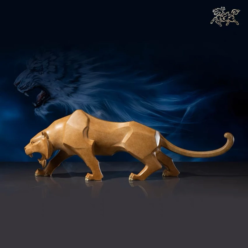 

HUGE 2024 TOP ART Wealth fierce tiger COPPER decoration Sculpture HOME COMPANY CLUB decor stock market Money drawing Good luck