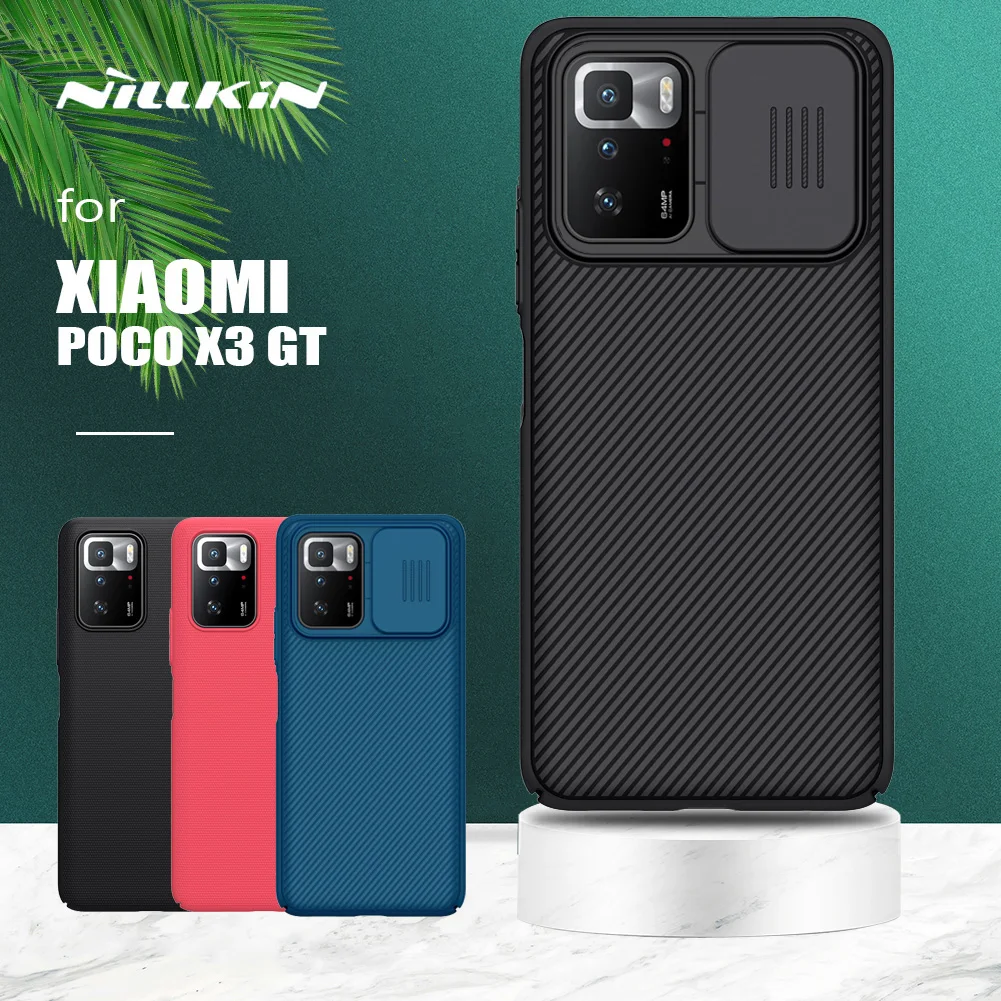 

for Xiaomi Poco X3 GT 5G Case Nillkin CamShield Slide Camera Case Slim Frosted Shield Textured Cover for Xiaomi Poco X3 GT Case