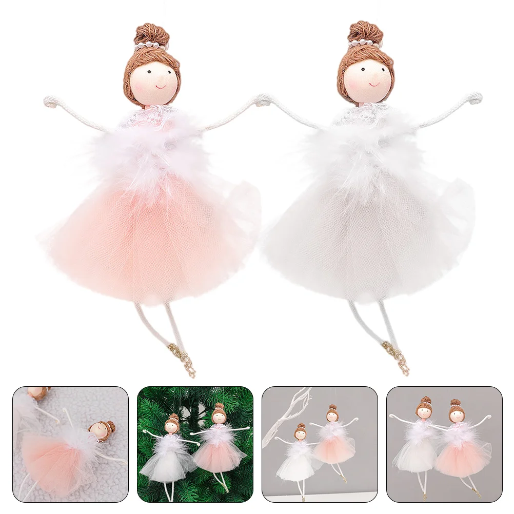 

Christmas Ornament Hanging Treeshelf Ornaments Pendant Girl Decorations Decoration Tabletop Ballet Figurine Legs Dangle