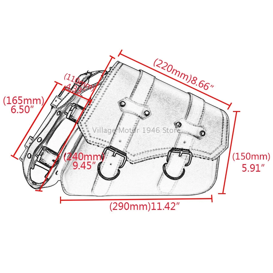 Мотоциклетная сумка кожаные сумки боковой пакет прочный водонепроницаемый для