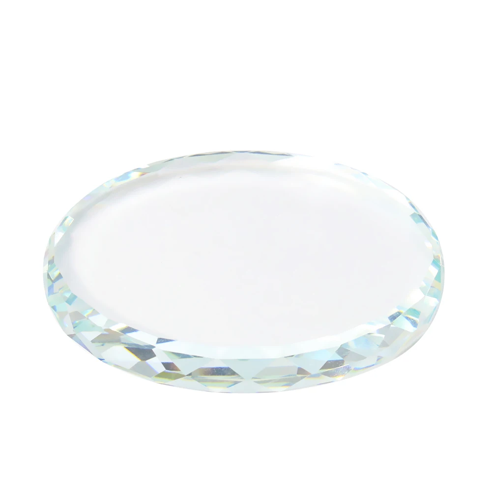 78 мм Лазерная граненая Призма Подсолнух Круглый прозрачный хрустальный нос с