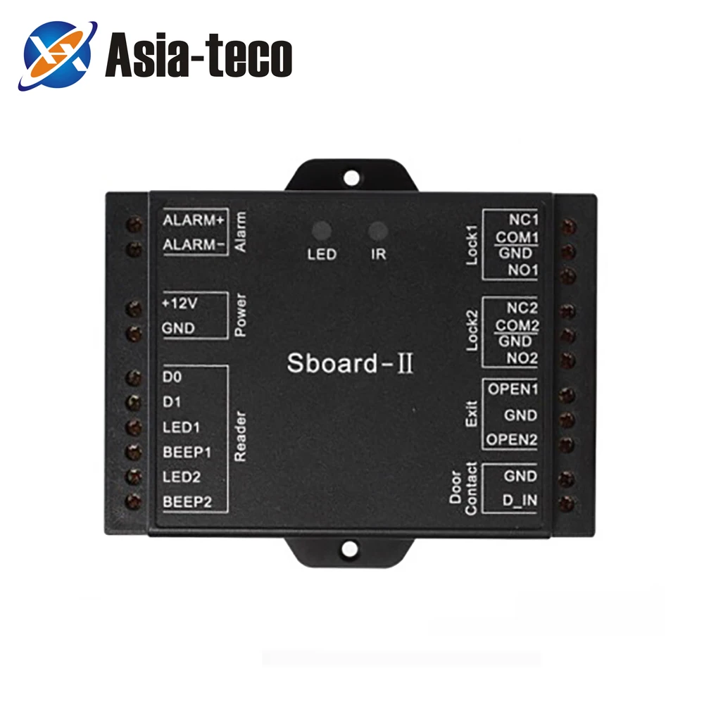 

Sboard-II Mini Network 2 Door Access Controller Board Data Can Be Transferred Connect with Any Reader Wiegand 26~37 Output