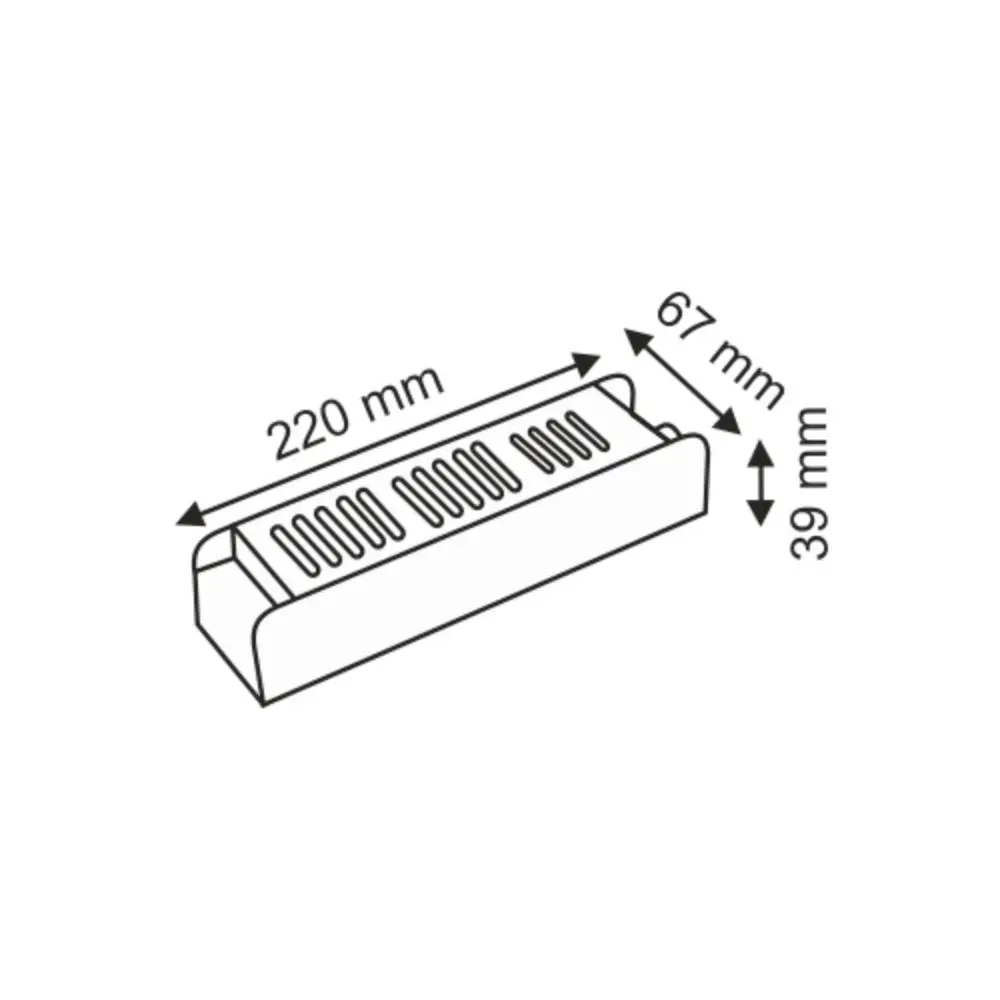 

200w 16,5A Thin Metal Case Adapter