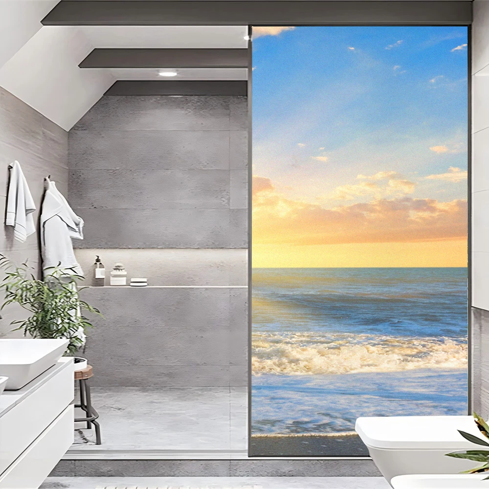 Бесклеевое электростатическое стекло для конфиденциальности матовая наклейка