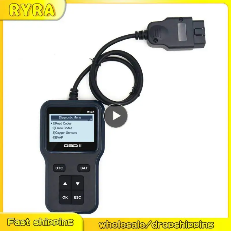 

Plug&play Obd Automobile Fault Detector V322 Car Diagnostic Instrument Universal Portable Obd2 Engine Fault Diagnosis