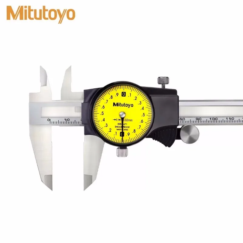 Mitutoyo Dial Caliper 0-150mm/0.01 505-681 D15TN Calibre Stainless Steel Vernier Calipers Measuring Tools