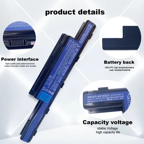 Аккумулятор AS10D31 для ноутбука Acer Aspire V3 5741 5742 5750 5551G 5560G 5741G 5750G AS10D51 AS10D61 AS10D71 AS10D75 AS10D81