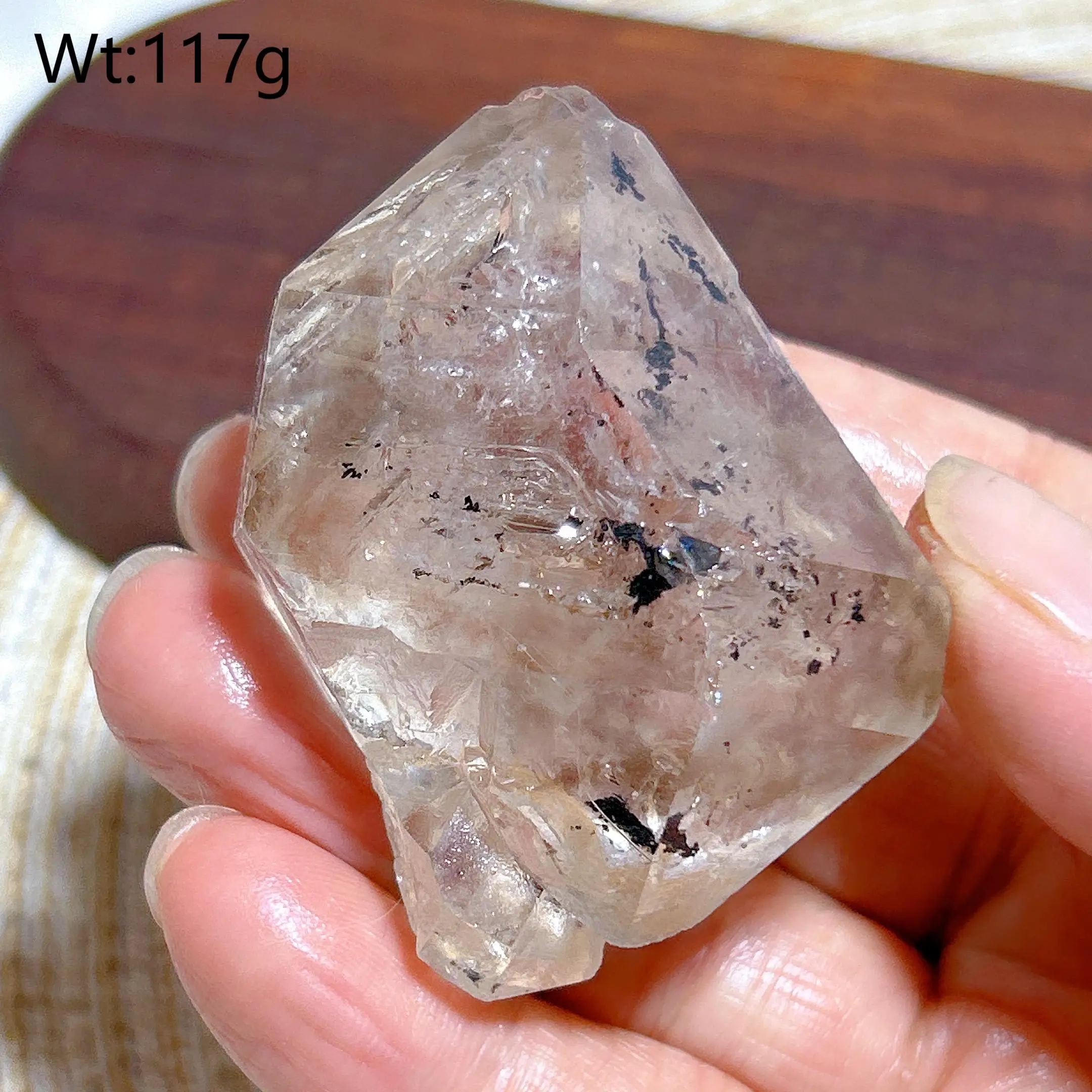 

Необработанный кристалл Радуга Herkimer