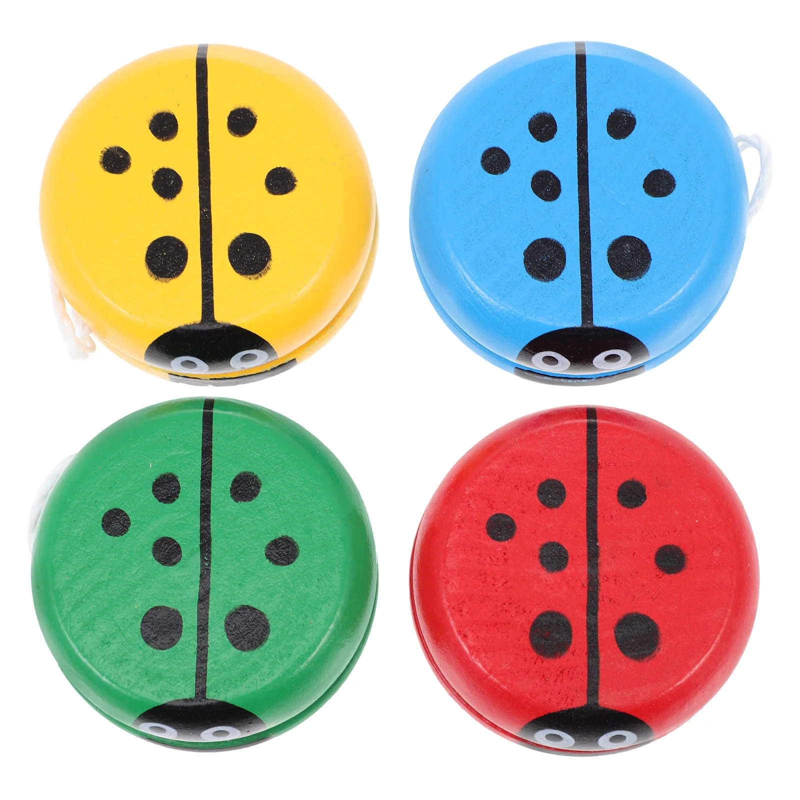 

Party Wooden Yoyo Birthday Toy Favor Kids Unfinished Toyschildren Interesting Favors Classroom Cartoon Ladybug Wood Supplies