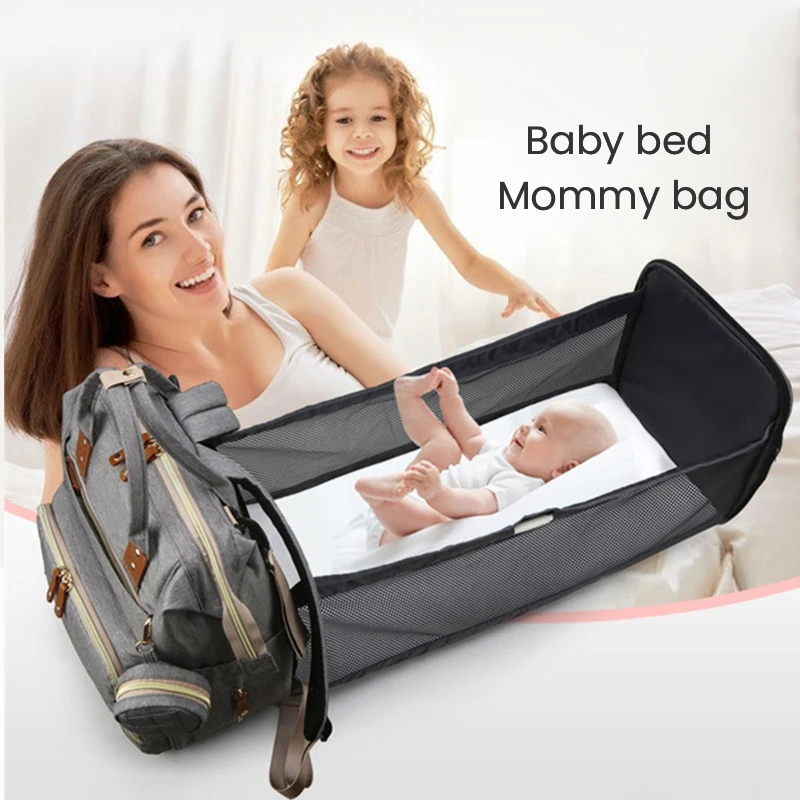 

Baby Diaper Bag Backpack For Mom Stroller Pocket Nappy Changing Bag Mommy Bag Woman Maternity Travel Backpack Sleeping Bed
