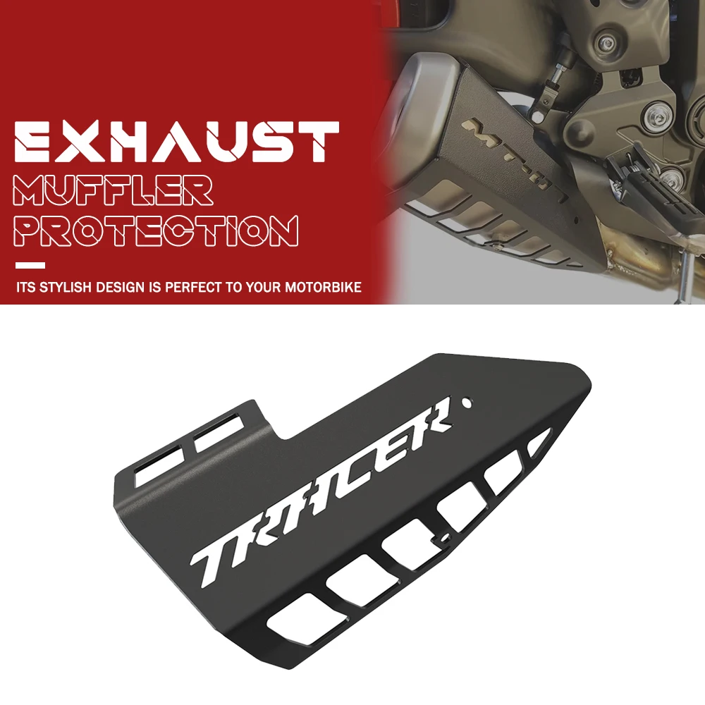 

Exhaust Muffler Protector FOR YAMAHA MT-07 MT 07 MT07 TRACE 2016 2017 2018 2019 Accessories Motorcycle Exhaust Parts Guard Cover