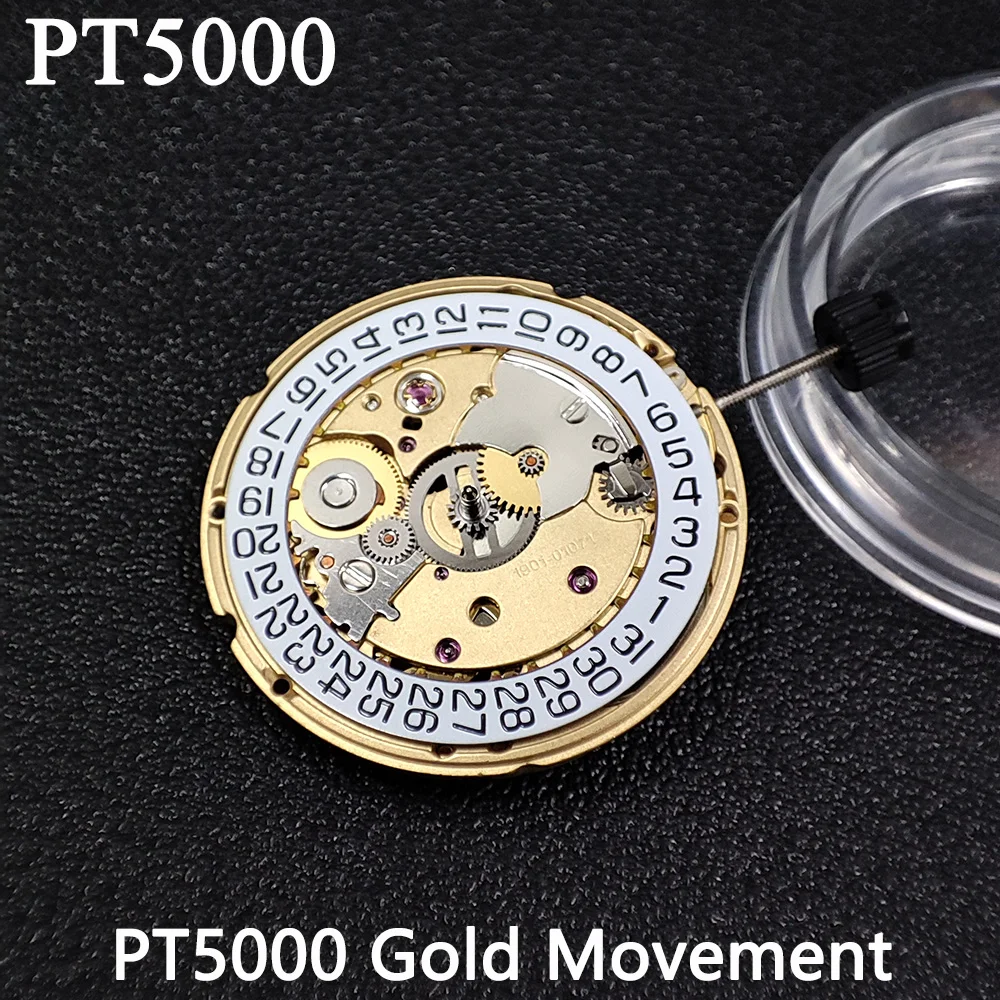 PT5000 Automatic Mechanical Watch Movement High Precision  25 Jewels 28800 Hour Date Display Clone ETA2824  watch Parts