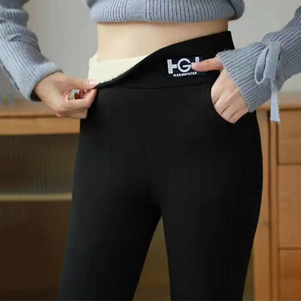 

Женские брюки, эластичные базовые брюки, кашемировые теплые модные мягкие зимние брюки-карандаш