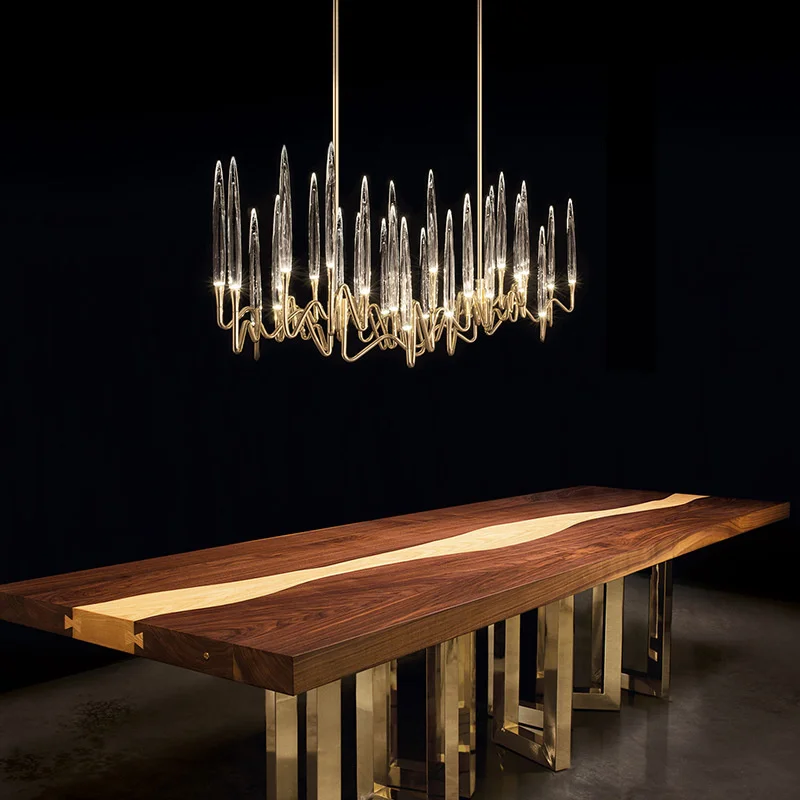 

modern led crystal chandeliers ceiling scandinavian ceiling decoration led light vintage bulb lamp kitchen light