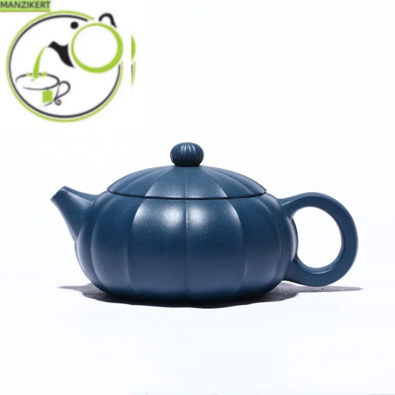 

300ml Yixing Handmade Purple Clay Teapots Raw ore Azure Mud Xishi Tea Pot Beauty Kettle Chinese Famous Zisha Tea Set Gifts