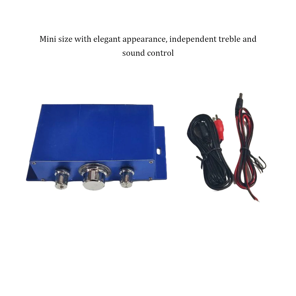 

Mini HiFi Power Amplifier Portable Stereo Home Audio 12V-24V 20W 200W Amplifier