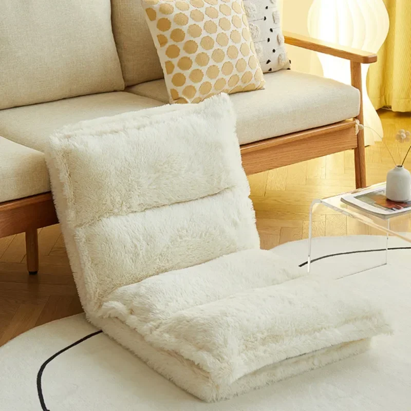 Скандинавский плюшевый диван-стул-регулируемое складное эргономичное кресло