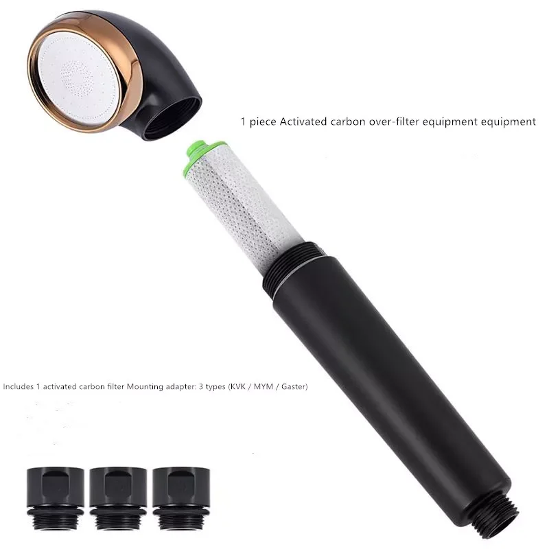

2022 Filter Shower Head 3 Mode Adjustable Water Saving High Pressure Shower Head Bathroom Shower Faucet HandHeld Rainfall