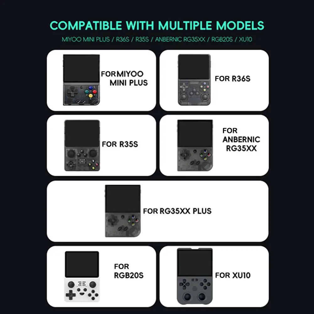 Жесткая сумка для хранения игр из ЭВА MIYOO MINI PLUS R35S/ANBERNIC RG35XX/RGB20S/ XU10 портативной