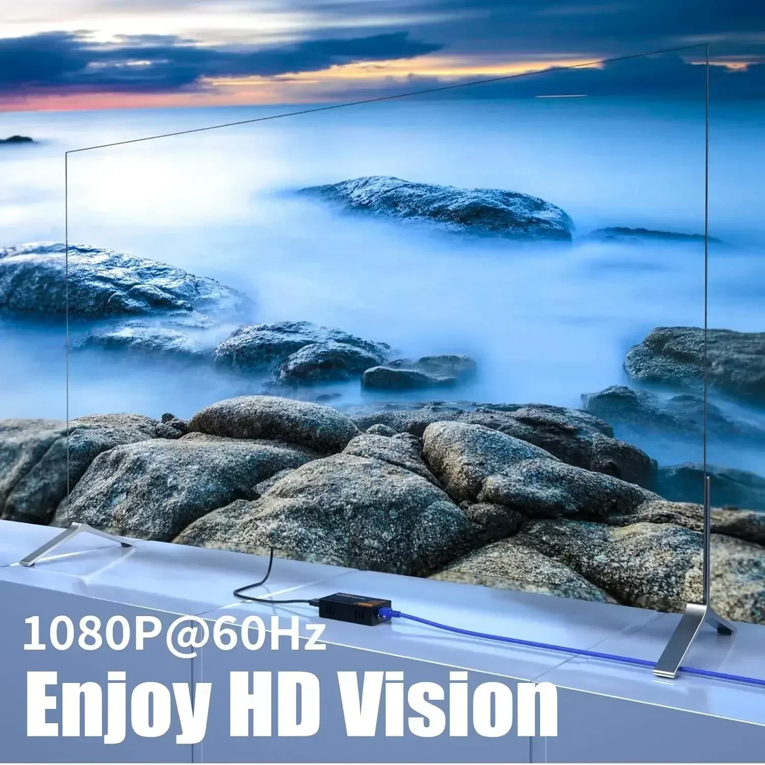 Фото Удлинитель HDMI на расстоянии 400 футов через Ethernet Cat5e/6, комплект POE IP. Переключатель «один к многим». Видео 1080p TV, без задержки №5