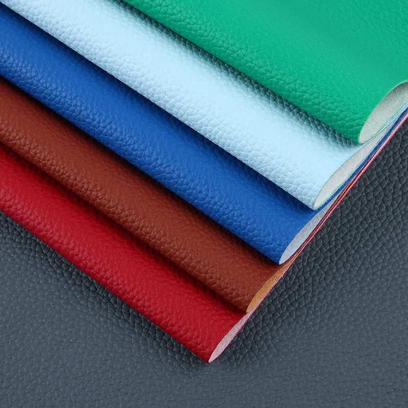 Текстура Lychee с вытянутым низом рулон мягкой искусственной кожи очень подходит