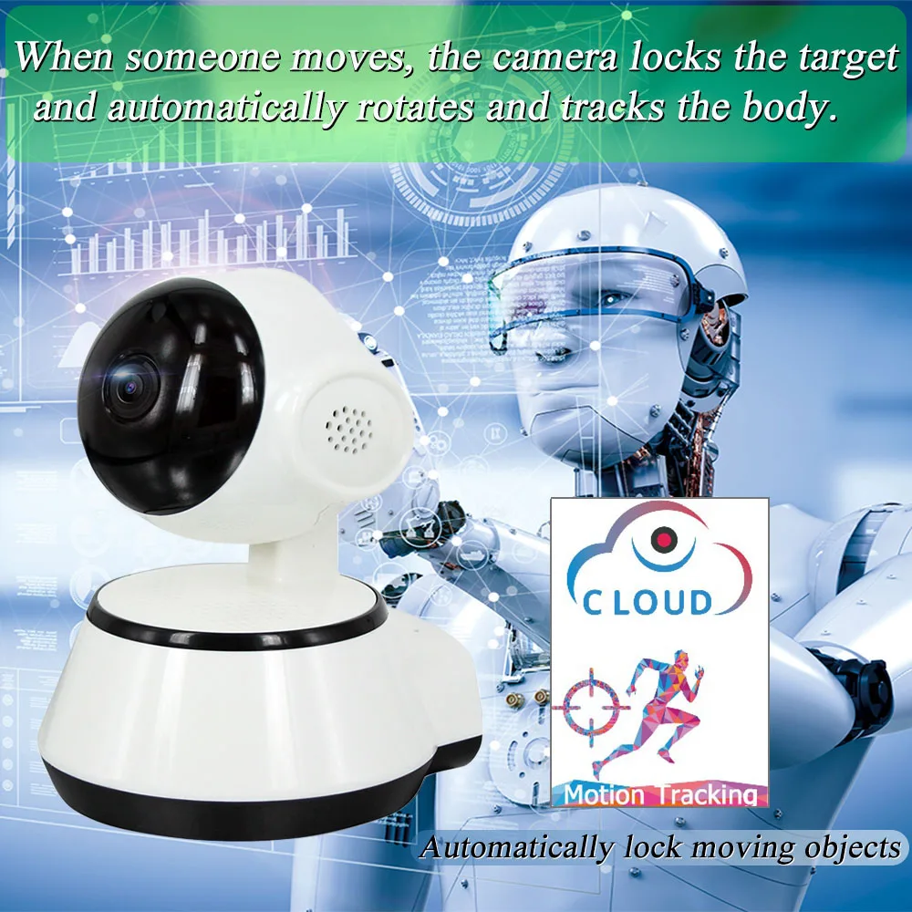 Беспроводная IP-камера для системы видеонаблюдения, 720P, Wi-Fi