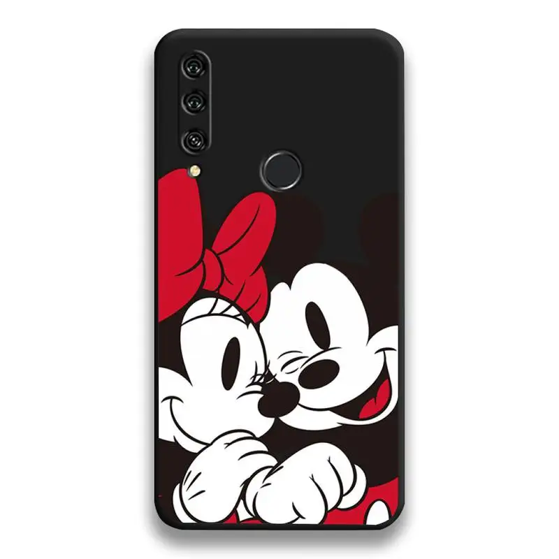 Чехол для телефона с изображением Микки и Минни Маус Huawei Y6P Y8S Y8P Y5II Y5 Y6 2019 P Smart Prime Pro