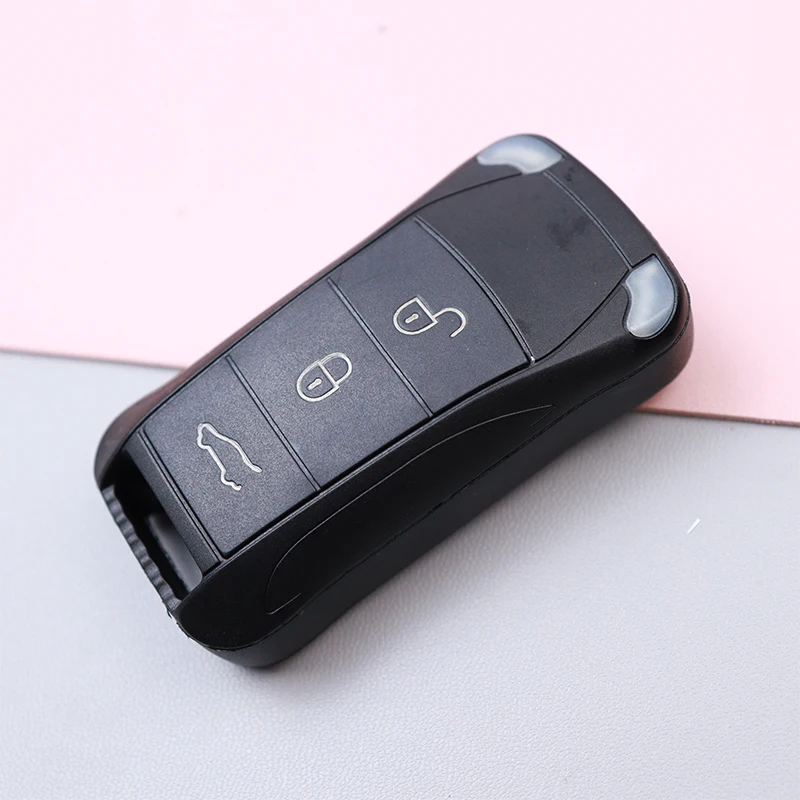 2 3 4 кнопки автомобильного брелока корпус для Porsche Cayenne GTS 2010 2009 2008 2007 2006 2005 2004 автомобильный складной ключ с дистанционным управлением