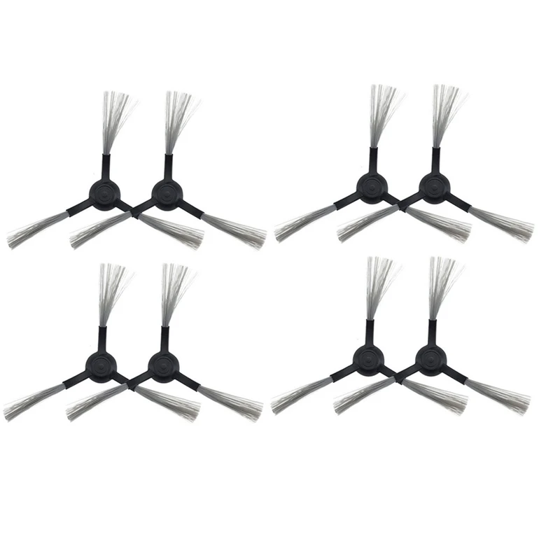 

8 Pieces For Xiaomi Mi Roborock 1C Robot Vacuum Cleaner Parts Replacement Side Brush Spare Parts Black Side Brush