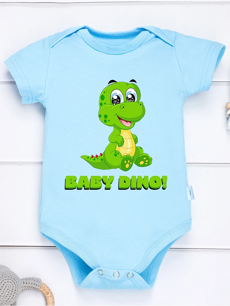 Детский хлопковый комбинезон с круглым вырезом